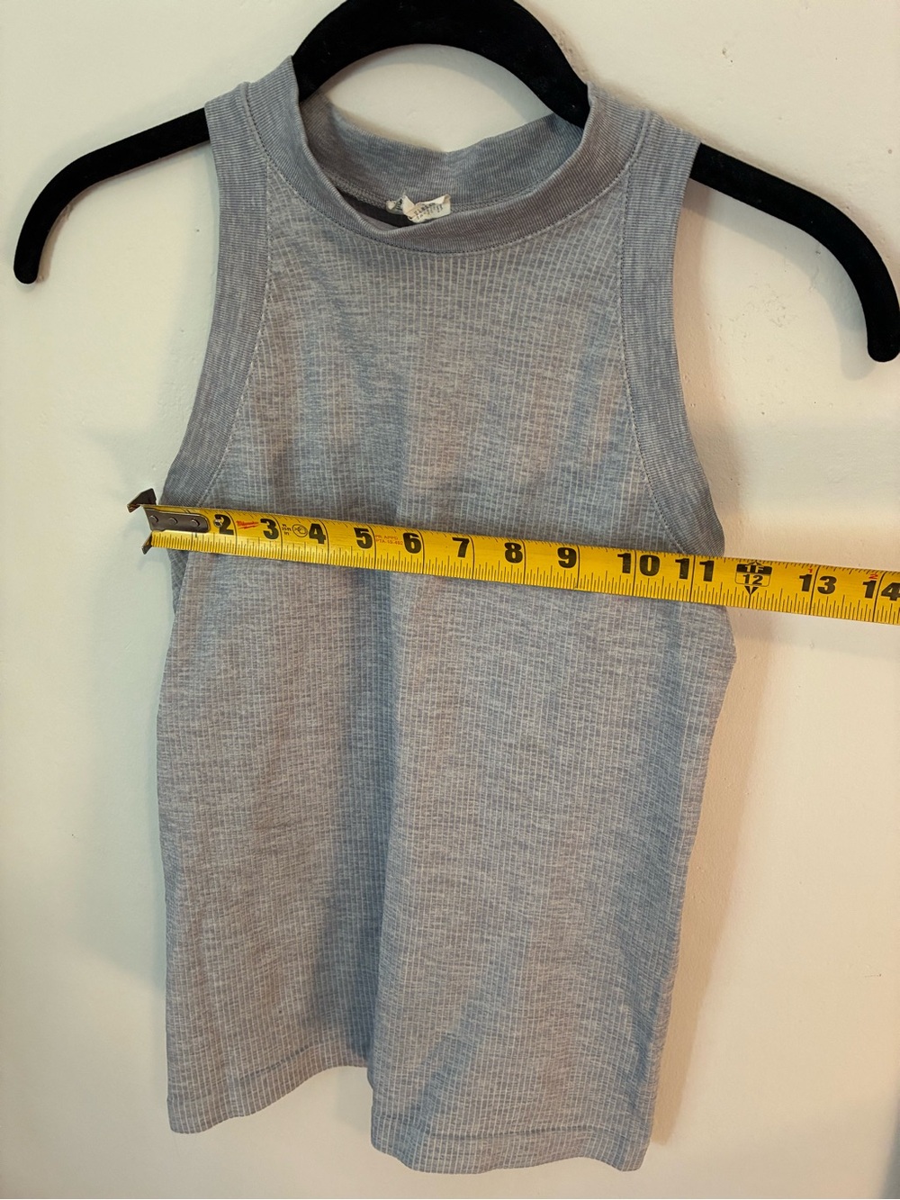 Athleta Gray Ribbed Tank Top - Picture 5 of 5